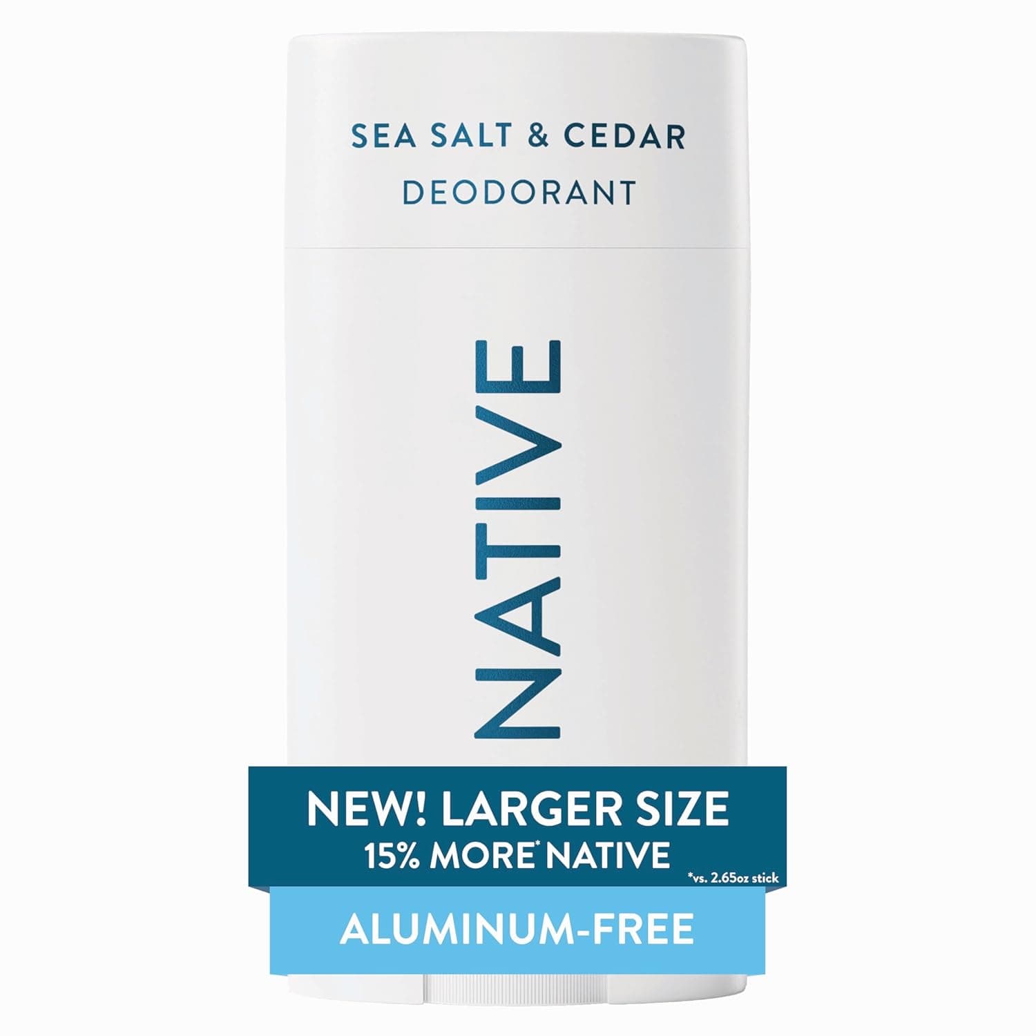 Aluminum Free Deodorant, Sea Salt & Cedar
